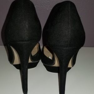 Zara Shoes - ZARA Trafaluc Black Faux Suede D'Orsay Stilettos Zara Shoes - ZARA Trafaluc Black Faux Suede D'Orsay Stilettos